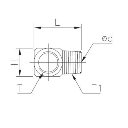 Plane Elbow Adapter - Image 2