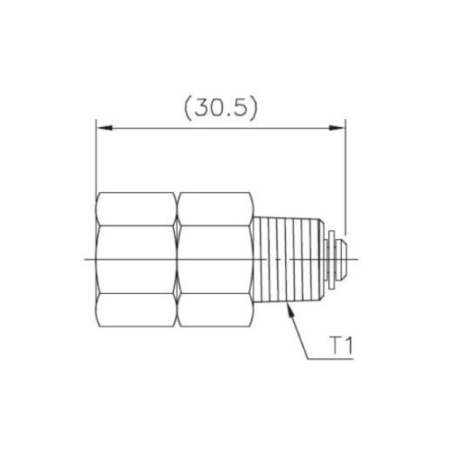 Swivel Straight Adapter - Image 3